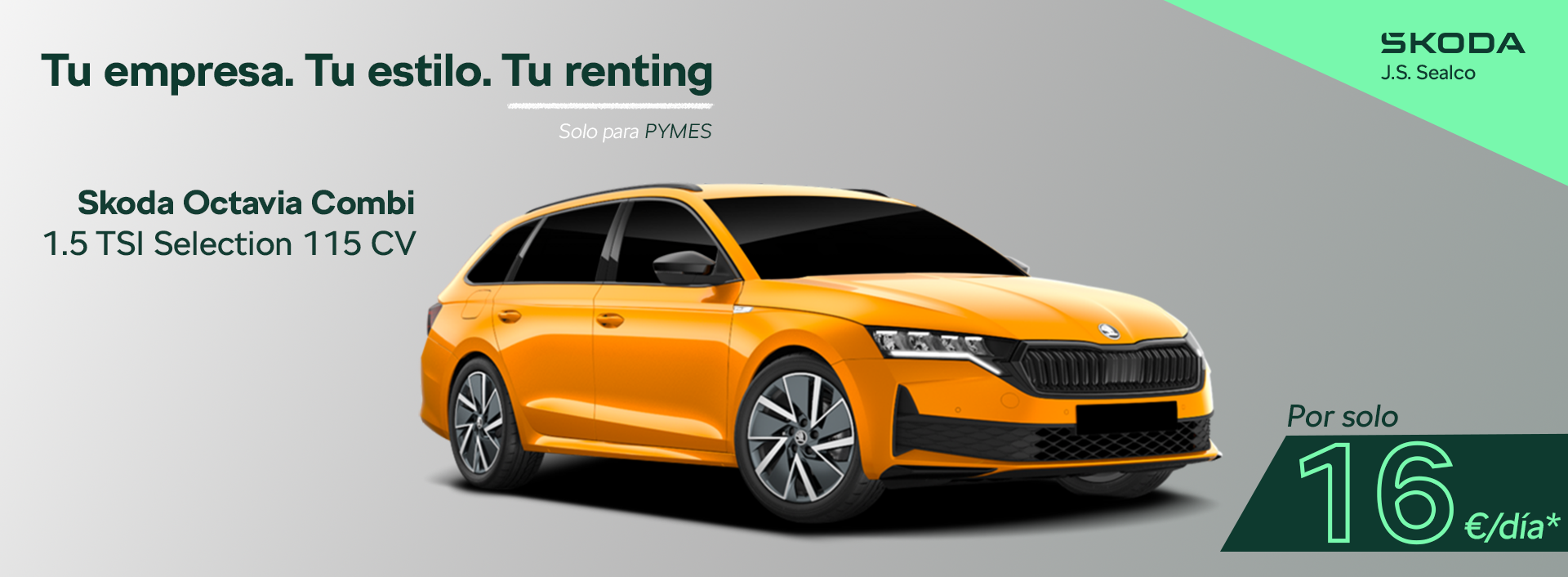 SKODA BUSINESS BANNER OCTAVIA COMBI ABRIL 2025